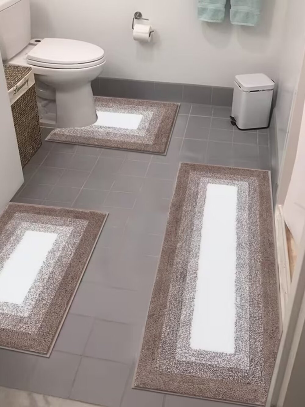 Bathroom Rug Set - 3pcs - Picture 4 of 4
